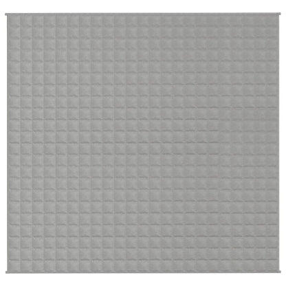 tyngdetæppe 220x235 cm 11 kg stof grå
