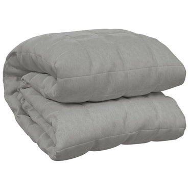 tyngdetæppe 220x235 cm 15 kg stof grå