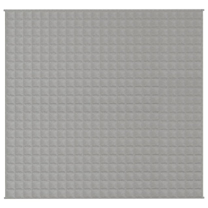 tyngdetæppe 220x235 cm 15 kg stof grå
