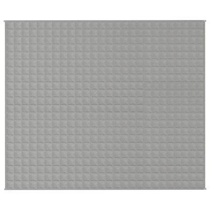 tyngdetæppe 220x260 cm 15 kg stof grå