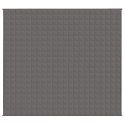 tyngdetæppe 200x225 cm 9 kg stof grå