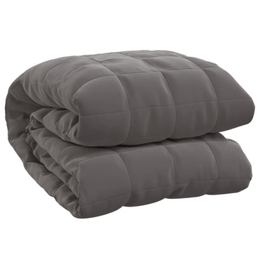 tyngdetæppe 220x235 cm 11 kg stof grå