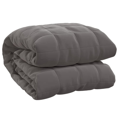 tyngdetæppe 220x235 cm 11 kg stof grå
