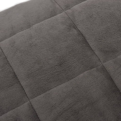 tyngdetæppe 220x235 cm 11 kg stof grå