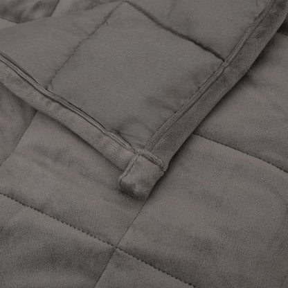 tyngdetæppe 220x235 cm 11 kg stof grå