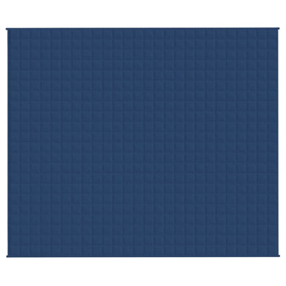 tyngdetæppe 220x260 cm 11 kg stof blå
