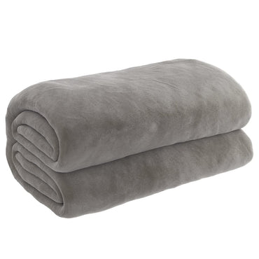 tyngdetæppe med betræk 150x200 cm 11 kg stof grå