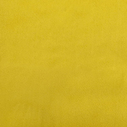 bænk 108x79x79 cm velour gul
