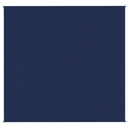 tyngdetæppe 220x230 cm 15 kg stof blå