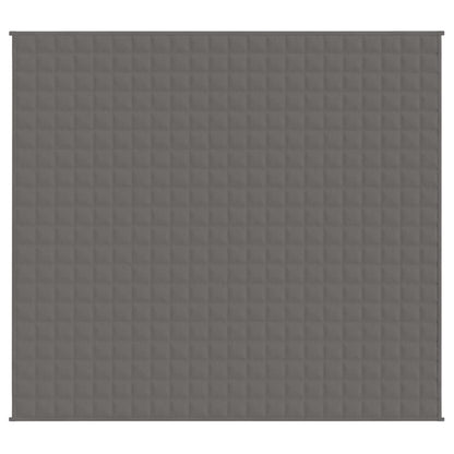 tyngdetæppe 200x220 cm 9 kg stof grå