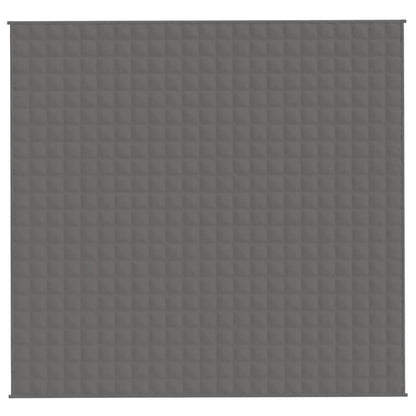 tyngdetæppe 220x230 cm 11 kg stof grå