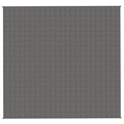 tyngdetæppe 220x230 cm 15 kg stof grå