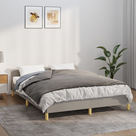 tyngdetæppe med betræk 122x183 cm 9 kg stof grå