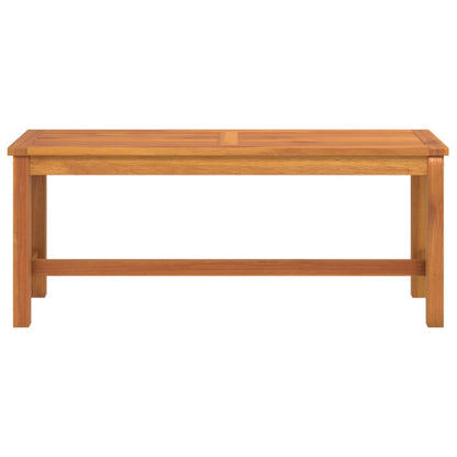 havebænk 110x35x45 cm massivt akacietræ