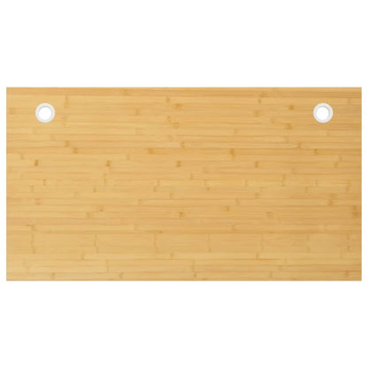 bordplade til skrivebord 110x60x2,5 cm bambus