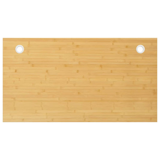bordplade til skrivebord 110x60x2,5 cm bambus