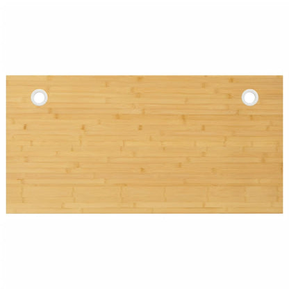 Tischplatte für Schreibtisch 110x55x4 cm Bambus