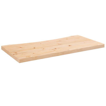 skrivebordsplade 80x40x2,5 cm massivt fyrretræ
