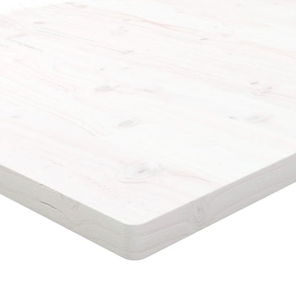 skrivebordsplade 100x60x2,5 cm massivt fyrretræ hvid