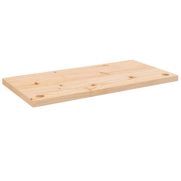 skrivebordsplade 80x40x2,5 cm massivt fyrretræ