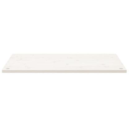 skrivebordsplade 100x60x2,5 cm massivt fyrretræ hvid