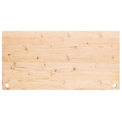 skrivebordsplade 110x60x2,5 cm massivt fyrretræ