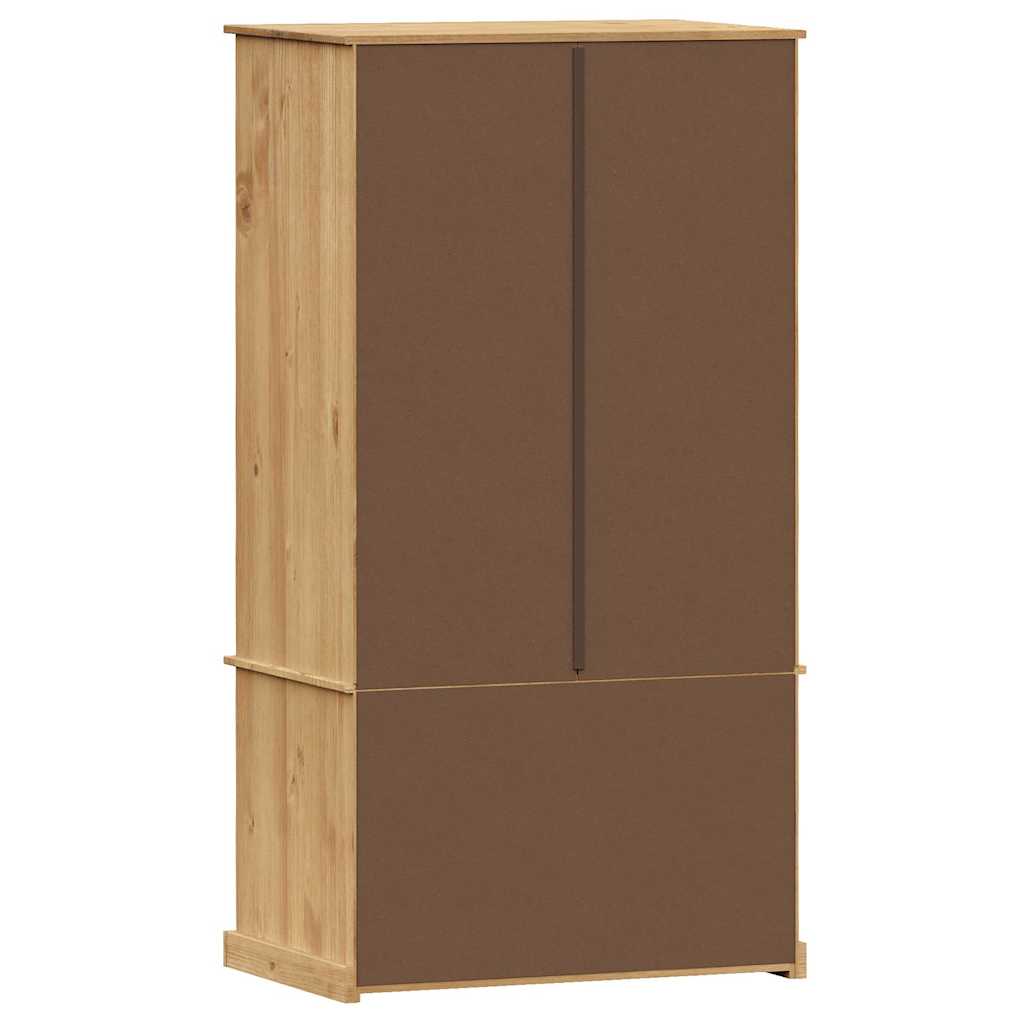 klædeskab VIGO 90x55x170 cm massivt fyrretræ