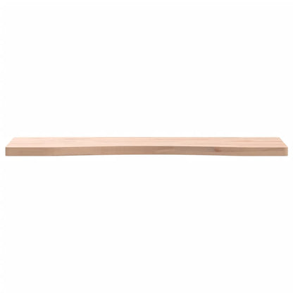 skrivebordsplade 80x(36-40)x2,5 cm massivt bøgetræ