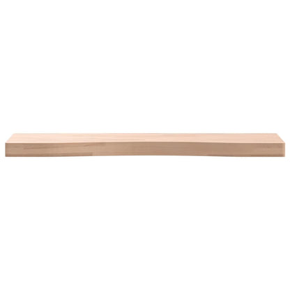 skrivebordsplade 80x(36-40)x4 cm massivt bøgetræ
