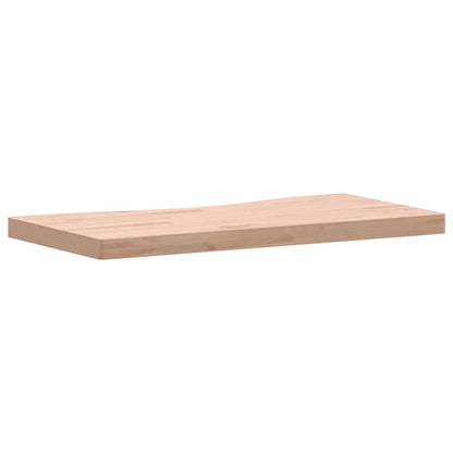 skrivebordsplade 80x(36-40)x4 cm massivt bøgetræ