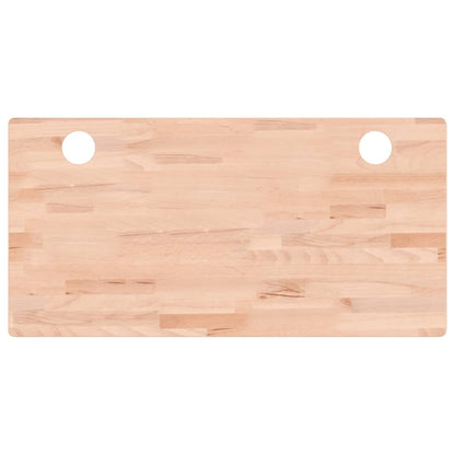 skrivebordsplade 110x55x4 cm massivt bøgetræ