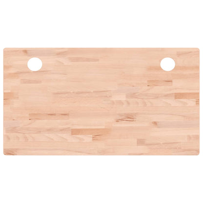 skrivebordsplade 110x60x4 cm massivt bøgetræ
