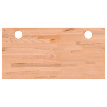 skrivebordsplade 100x50x1,5 cm massivt bøgetræ