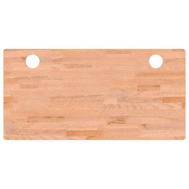 skrivebordsplade 110x55x1,5 cm massivt bøgetræ