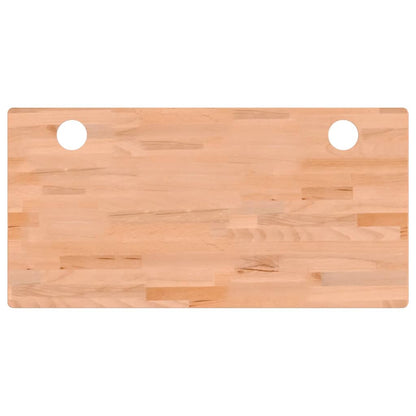 skrivebordsplade 110x55x2,5 cm massivt bøgetræ