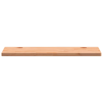 skrivebordsplade 110x55x2,5 cm massivt bøgetræ