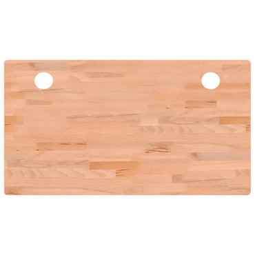 skrivebordsplade 110x60x2,5 cm massivt bøgetræ