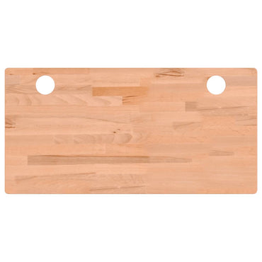 skrivebordsplade 100x50x4 cm massivt bøgetræ