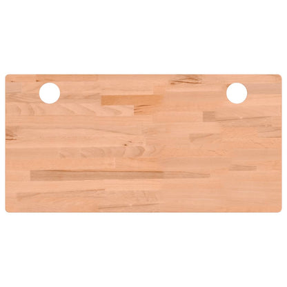 skrivebordsplade 100x50x4 cm massivt bøgetræ