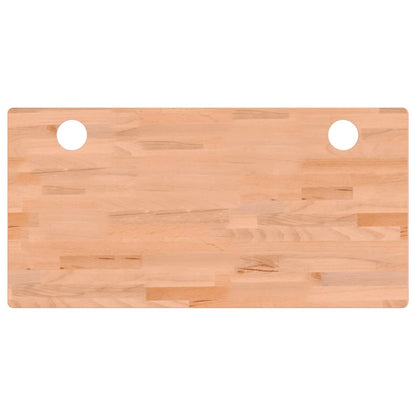 skrivebordsplade 110x55x4 cm massivt bøgetræ