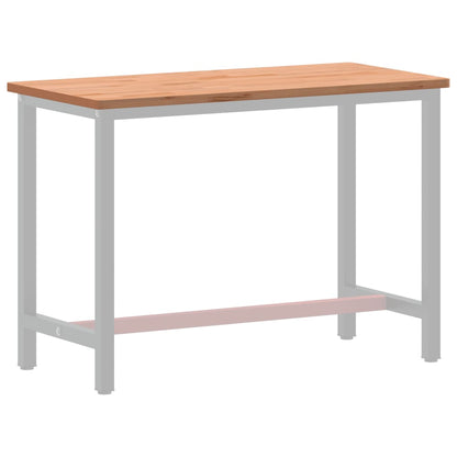 skrivebordsplade 115x55x2,5 cm massivt bøgetræ