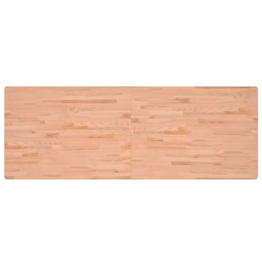 skrivebordsplade 150x55x2,5 cm massivt bøgetræ