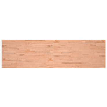 skrivebordsplade 200x55x2,5 cm massivt bøgetræ