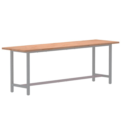 skrivebordsplade 200x55x2,5 cm massivt bøgetræ
