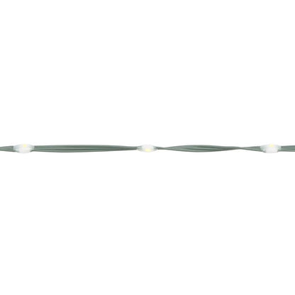 LED-juletræ til flagstang 200 LED'er 180 cm koldt hvidt lys