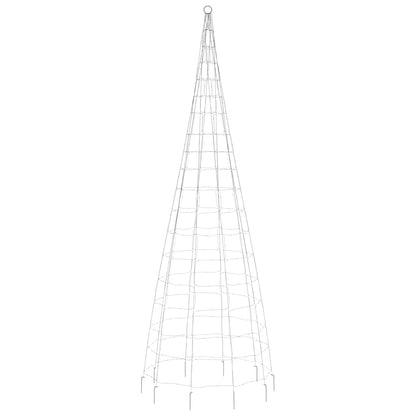 LED-juletræ til flagstang 550 LED'er 300 cm varmt hvidt lys