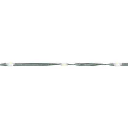 LED-juletræ til flagstang 1534 LED'er 500 cm koldt hvidt lys