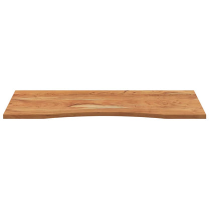 skrivebordsplade 120x50x2,5 cm rektangulær massivt akacietræ