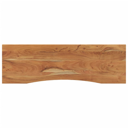 skrivebordsplade 140x50x2,5 cm rektangulær massivt akacietræ