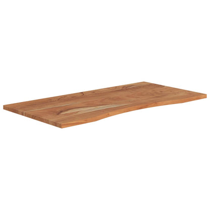 skrivebordsplade 110x50x2,5 cm rektangulær massivt akacietræ